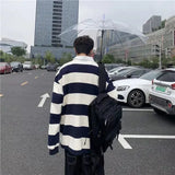 Advbridge Tops Stripe Male Clothes Baggy T Polo Shirts for Men Sweatshirts Korean Autumn Harajuku Fashion Bulk Streetwear Social Size S F