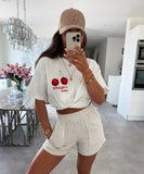 Advbridge Popular Casual Summer food Graphic T Shirts Harajuku Streetwear Gothic Clothes All Cotton Oversized Y2k Tops Goth Women Clothing