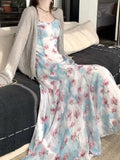 Advbridge Summer Women Fashion New Casual Midi Dress Spaghetti Strap Elegant A-Line Beach Maxi Vestidos Female Party Clothes Mujers New