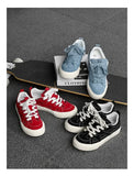 ADVBRIDGE  -  Men's Trendy Shoes–2025 Spring New Arrivals, Versatile Low-Top Canvas Sneakers for Students. Ideal for Teenagers As Casual Shoes