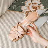 ADVBRIDGE  -  summer women's sandals roman style fashion design party and work wear ladies casual shoes High heel Large size 41-43