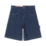 Advbridge High Street Embroidery Casual Over Knee Summer Jeans Shorts Men's Wide Leg Baggy Y2K Denim Short Oversized Five Point Pants
