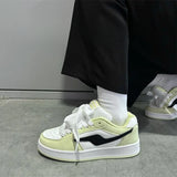 ADVBRIDGE  -  New Aerating Plate Shoes Men's Fashionable All-Matching Platform White Shoes Sports Casual Borad Shoes Fashionable Shoes