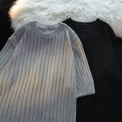 ADVBRIDGE  -  New Arrival Japanese Style T Shirt Men Fashion Autumn and Summer Cotton Tops Cotton Loose Street Hip Hop T-Shirts 2025 Q128