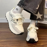 ADVBRIDGE  -  Lace Up Sneakers Shoes for Women 39 Stylish Original Designer Luxury Vulcanized Shoe High Quality Cheap Casual Woman Footwear