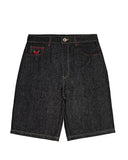 Advbridge Streetwear Shorts Y2K Pants Harajuku Hip Hop Evil Graphic Embroidery Denim Gym Shorts Punk Rock Gothic Men Basketball Shorts