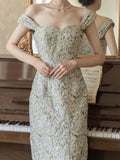Advbridge Lace Runway Summer Boho Party Embroidery Backless 2024 Sexy Spaghetti Strap Woman Dress Beach Sundress Women Clothing