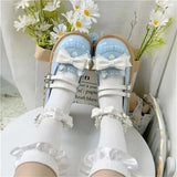 Advbridge Original Cute Japanese Lolita Big Head Shoes Women Flat Bottom Versatile Student Single Shoes Kawaii Loli Girl Princess Shoes