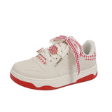 ADVBRIDGE  -  Women's Platform Sneakers Autumn Fashion Lace Up Breathable Non Slip Casual Shoes Comfortable Height Increase Outdoor Flats