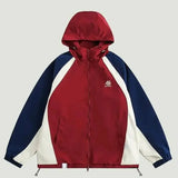 Advbridge Vintage Windbreakers Jacket Women y2k streetwear Hip Hop Oversize Preppy Style Korean Fashion Zipper Hooded outdoor