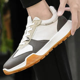 Advbridge Genuine Leather Men Sneakers Flat High Quality Causal Men Shoes Male Footwear Non-slip Fashion Sneakers Men Shoes