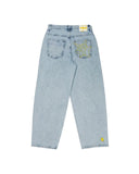 Advbridge Harajuku Streetwear Jeans Y2K Mens Pants Hip Hop High Waist Wide Leg Trouser Letter Embroidery Vintage Brown Baggy Jeans