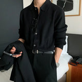 Advbridge Autumn Men's Luxury Knit Slim Cardigan Sweater Long Sleeve Casual Streetwear Button-down Korean Leisure Popular Knitwear M-3XL