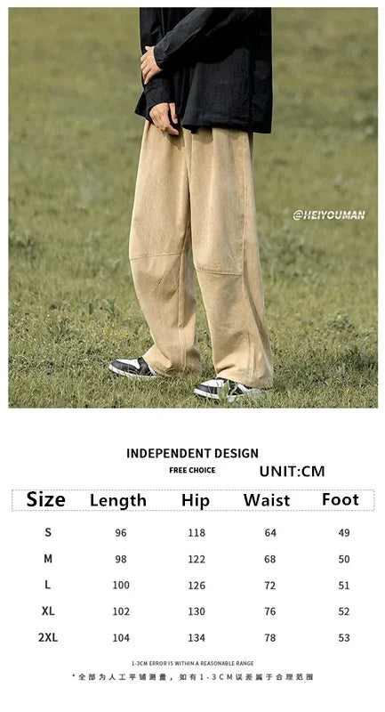 ADVBRIDGE New Men's Casual Trousers Are Versatile, Slim Straight Pants, Trend, Simple Casual Men's Trousers in Solid Color