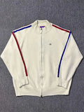 Advbridge Fashion Letter Embroidery Men's Knitted Cardigan Male Fashion Long Sleeve Contrast Zipper Jacket Autumn Hip Pop Street Knit Coat