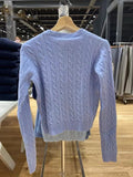 Advbridge Vintage Knit Twist Cardigan Autumn Cotton Round Neck Casual Loose Button Sweaters Top Women Harajuku Solid Sweet Sweater Coat