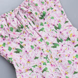 ADVBRIDGE  -  Pink Floral Printed Slip Dress Women Summer Sexy Sleeveless A-line High Waist Short Dresses Vacation Beach Sundress 2025 New