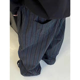 Advbridge Men Trendy American Vintage Striped Oversized Streetwear Baggy Pants Y2K Harajuku Hip Hop Casual Wide Leg Trousers Pantalones