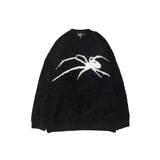 Advbridge Harajuku High Street Mohair Spider Sweater Men Women Fashion Casual Loose Senior Sense Niche Design Couple Mink Cashmere Sweater