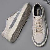 ADVBRIDGE  -  Mens Casual Shoes Luxury Brand Designer Shoes for Men Genuine Leather Wear-resistant Comfortable Sneakers Sport Shoes Man