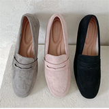 Advbridge  -  Square Toe Loafers Slip On Shoes Women Soft Comfortable Ballet Boat Sneakers Simple Shallow Breathable Office Flats