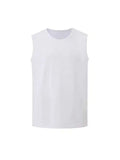 ADVBRIDGE  -  Men's T-shirts Sleeveless 2025 Summer Niche Design Loose Round Neck Trendy Solid Color Simple Male Clothing Tank Tops