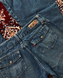 Advbridge Streetwear Fashion Blue Washed Flowers Embroidered Baggy Jeans Women Y2K Harajuku Vintage Hip Hop Casual Slim High Waisted Jeans