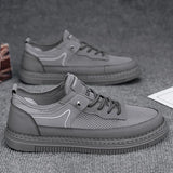 ADVBRIDGE  -  Fashion Casual Shoes Mens Outdoor Tennis Sneakers Lightweight Comfortable Lace Up PU Trainer Size Smaller Than Normals for Men