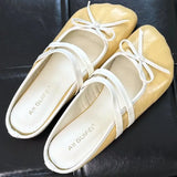 ADVBRIDGE  -  Sweet Bow Round Toe Women Sandals Narrow Band Non-slip Flat Sandals Summer Fashion Comfortable Patent Leather Mary Jane Shoes