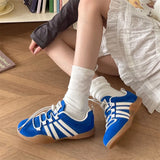 ADVBRIDGE  -  Retro Fashion Trend Casual Flat Ballet Style Single Shoes for Women New Spring Comfortable Versatile Shallow Mouth Sneakers