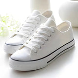 Advbridge Canva Women's Spring Summer New White Shoes Korean Style Ulzzang Trendy Harajuku Versatile Student Board Shoes Rubber Upper
