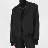 Advbridge Short Style Jacket with YAMAMOTO-Style Light Mature Dark Spring Summer Coat Men s Casual Suit
