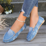 ADVBRIDGE  -  Spring Autumn Loafers Wear-resisting Sneakers Women Casual Single Shoes Fashion Non-slip Soft Flat Loafer Shoes Zapatos De Mujer