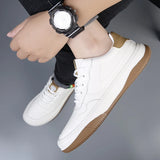 Advbridge Men's Shoes Genuine Leather New Style Men Running Shoes Ourdoor Hot Sale Jogging Trekking Men Sneakers Stylish Skate Shoes Men