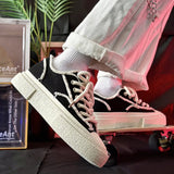 ADVBRIDGE  -  New Design Men Women Casual Skate Shoes Unisex Trendy Canvas Sneakers Breathable Soft Students Sports Shoes Lace Up 35-44