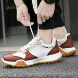 Advbridge Genuine Leather Men Sneakers Flat High Quality Causal Men Shoes Male Footwear Non-slip Fashion Sneakers Men Shoes