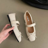 ADVBRIDGE  -  Spring New Brand Women Flat Shoes Fashion Round Toe Ladies Mary Jane Shoes Soft Flat Heel Outdoor Dress Boat Shoe New Woman