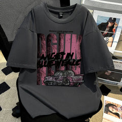 Advbridge Summer Goth Harajuku Design Graphic T-shirt For Men Hip Hop Fashion Cotton Short Sleeve Tee Shirts 2025 New Y2K Streetwear Tops
