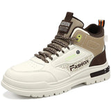 ADVBRIDGE  -  Men Casual Autumn Thick Bottom Vulcanized Shoes Outdoor Sneakers Male Sneakers Soft Sole Walking Shoes Male Walking Sport Shoes