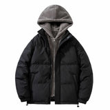 Advbridge Winter Men Warm Cashmere Parkas Men Harajuku Hooded Parka Men Warm Wool Liner Jacket Male Fashion Casual Fleece Parka 8XL