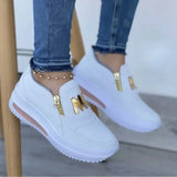ADVBRIDGE  -  Women Platform Shoes Casual Slip on Shoes Fashion Loafers Ladies Sneakers Tennis Chaussure Femme Sneaker Woman