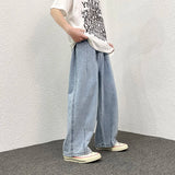 Advbridge Baggy Denim Pant Men Loose Straight Wide Leg Jeans Men's Women's Streetwear Skateboard Hip Hop Casual Trousers Oversized 2XL