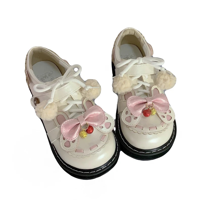 Advbridge Lolita Original Four Seasons Lolita Big Head Shoes Sweet Girl Student Campus Tea Party Single Shoes