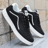 ADVBRIDGE  -  High Quality Men's Leather Casual Sneakers Man Classic Versatile White Shoes Comfortable Outdoor Walking Shoe Male Shoes