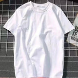 Advbridge Y2K Fashion New Street Round Neck Long Sleeve T-shirt Harajuku Goth Super Graphic Printing Vintage Joker Couple Short Sleeve Top