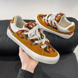 ADVBRIDGE  -  Four Seasons Couple Fashion Bread Shoes Board Shoes Casual Shoes2025 Summer Breathable Season Comfortable Sneaker Breathable Com