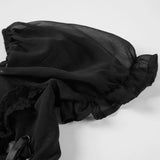 Advbridge Summer Women's Elegant Black Party Dress Sexy Off Shoulder Bandage High Waist Short Sleeve A Line Summer Club Night Vestido