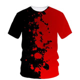 Advbridge Halloween T-Shirts Horror Bloody 3D Print Men Women O-Neck Short Sleeve T Shirt Oversized Harajuku Y2k Tees Tops Kids Clothing