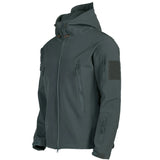 Advbridge Men‘s Wintern outfits Military Shark Skin Soft Shell Jackets Men Tactical Windproof Waterproof jacket men Army Combat Jackets Mens Hooded Bomber Coats Advbridge Men‘s Wintern outfits