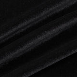 ADVBRIDGE  -  Classics Retro Black Velvet High Collar Tank Dress Womens Elegant Sexy Stylish Bodycon Flying Sleeves High-waisted Vestidos